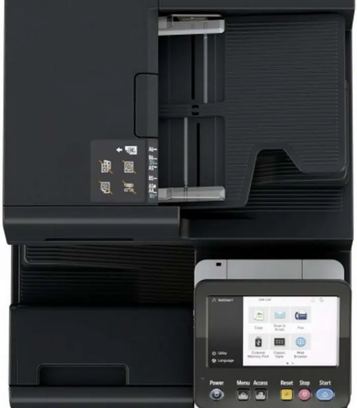 Konica Minolta C3320i to nowoczesne urządzenie wielofunkcyjne do efektywnej obsługi zadań biurowych. wynajem Kraków