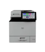 Ricoh IM C401F – widok górnej części z panelem dotykowym i automatycznym podajnikiem dokumentów