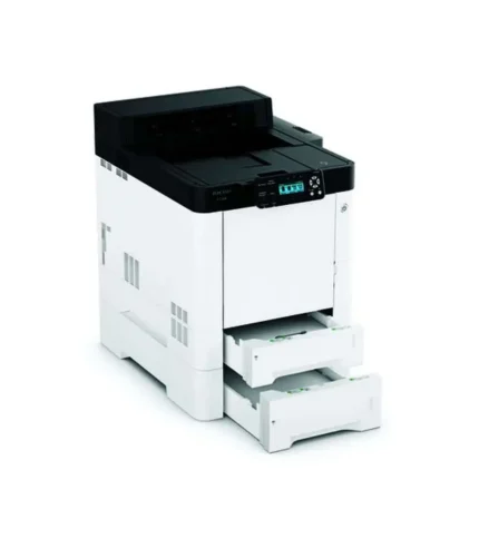 Kolorowa drukarka laserowa Ricoh P C600 do druku etykiet, kopert i ulotek.