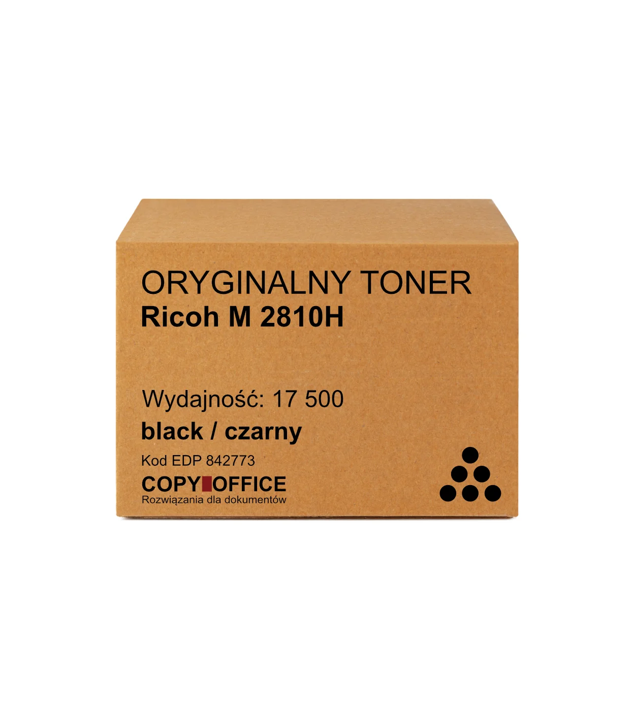 Print Cartridge M 2810H EDP 842773 Oryginalny toner Ricoh M 2810H black/czarny (17 500 stron) - obrazek 1