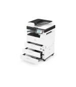 Ricoh IM 2702SE – widok z przodu z otwartymi kasetami papieru